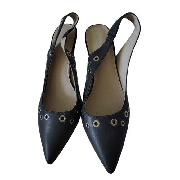 French Connection Rockout Slingback Heel Charcoal Women's Size 8 - Picture 2 of 7